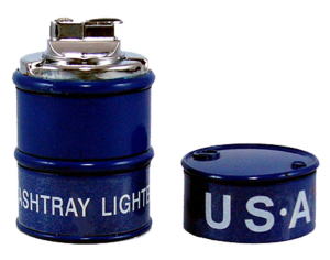 アメリカ軍燃料タンクライター&灰皿